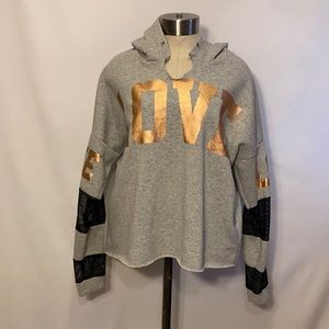 Stella tweed gold rose love  sweater